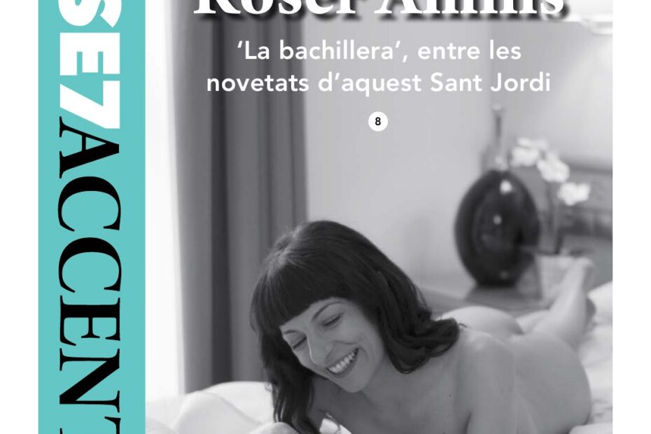Portada de 7 Accents n.º 51: «Una nit amb Roser Amills» (Lleida, 22 de abril de 2016)