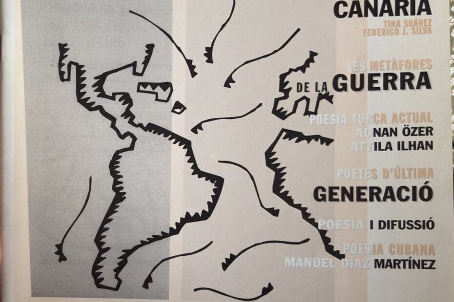 Portada de la revista Aula de Poesía de Barcelona, n.º 0, de la Universitat de Barcelona (1999)