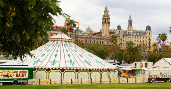 Carpa del Circo Raluy en Barcelona