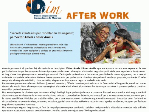 DEIM After Work amb Víctor Amela i Roser Amills