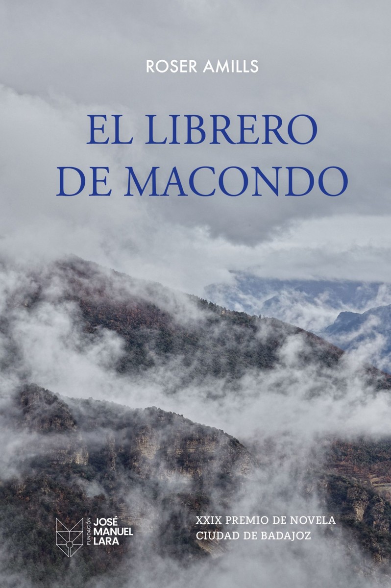 Cubierta de El librero de Macondo, de Roser Amills (Fundación José Manuel Lara, 2026)