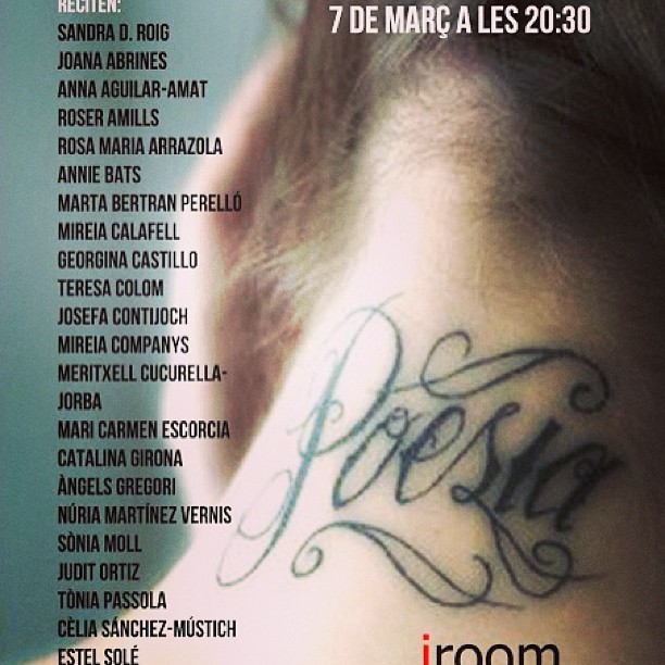 El proper dijous 7 de març, la nit prèvia al Dia de la Dona | Recital de 25 dones poetes