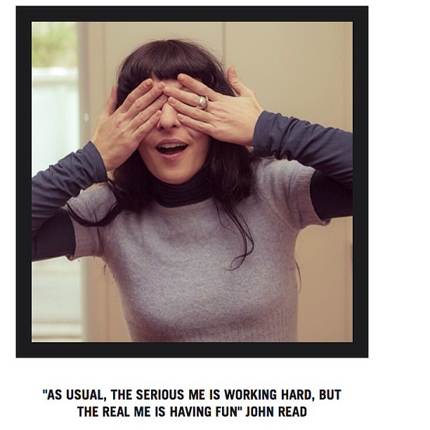 «As usual, the serious me is working hard, but the real me is having fun», John Reed