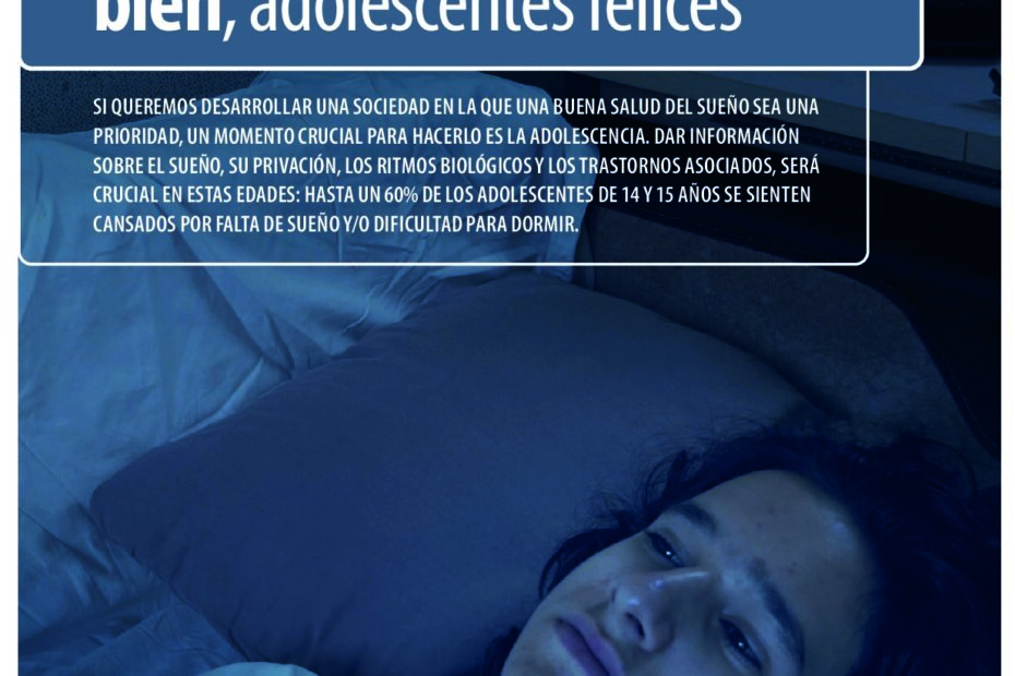 Primera página del reportaje «Adolescentes que duermen bien, adolescentes felices», de Roser Amills, en IM Farmacias (2022)