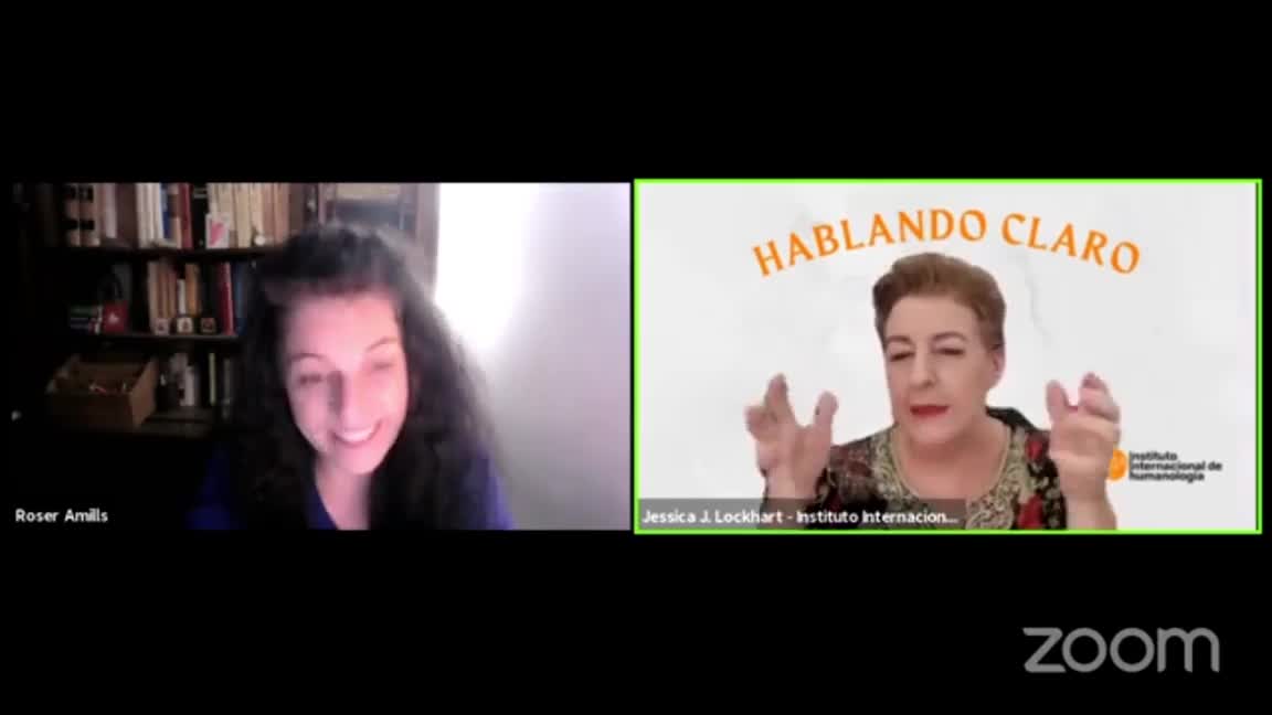 Hablando claro (Instituto Internacional de Humanología) | Jessica J. Lockhart entrevista a Roser Amills desde Panamá (21-10-2021)