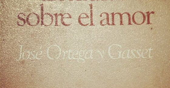 Cubierta de Estudios sobre el amor, de José Ortega y Gasset, edición de 1985