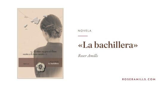 Cubierta de «La bachillera» en la web de Roser Amills