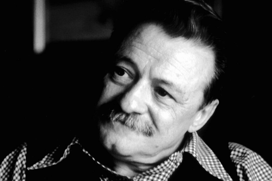 El poeta uruguayo Mario Benedetti en 1981