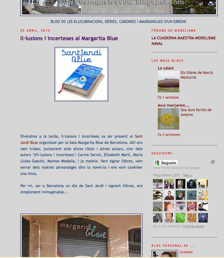 Il·lusions i incerteses al Sant Jordi Blue, Margarita Blue