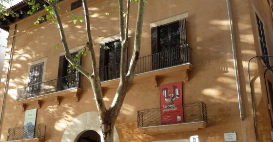 Fachada del Museu Can Balaguer, en el carrer de la Unió de Palma, en octubre de 2021