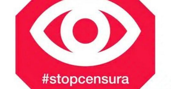 Símbolo de la campaña #stopcensura de OLA, Organización por la Libertad Artística