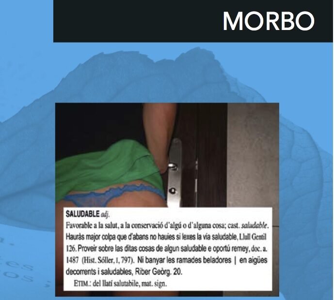 Coberta de «Morbo», poemari de Roser Amills (March Editor, 2010)