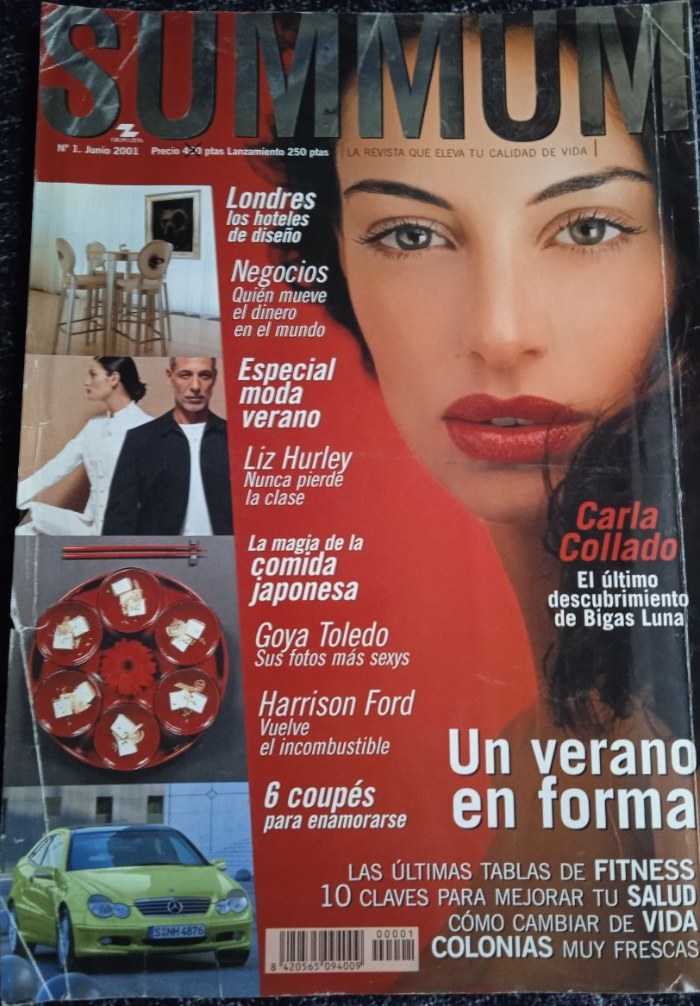 Portada del número 1 de la revista Summum, del Grupo Zeta, de junio de 2001