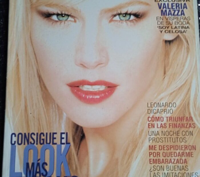 Portada del número 66 de la revista Woman, del Grupo Zeta, de marzo de 1998, con Valeria Mazza