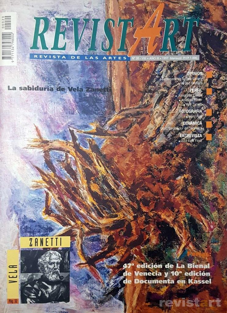 Revistart n.º 20 | «Notas acerca de la experiencia de la muerte en el arte actual», artículo de Roser Amills (1997)