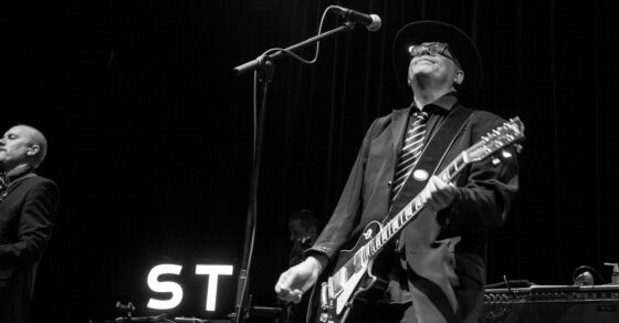 Julián Hernández y Javier Soto, de Siniestro Total, en concierto en Las Armas de Zaragoza
