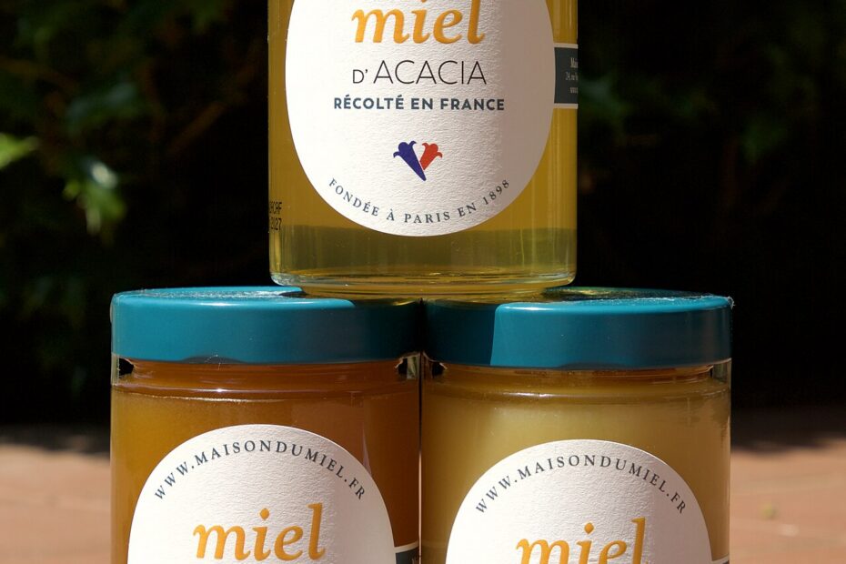 Tres tarros de miel